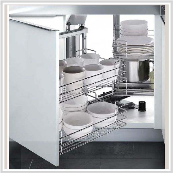 Kệ Góc Trái  Tủ 450 inox 201 Higold 101005